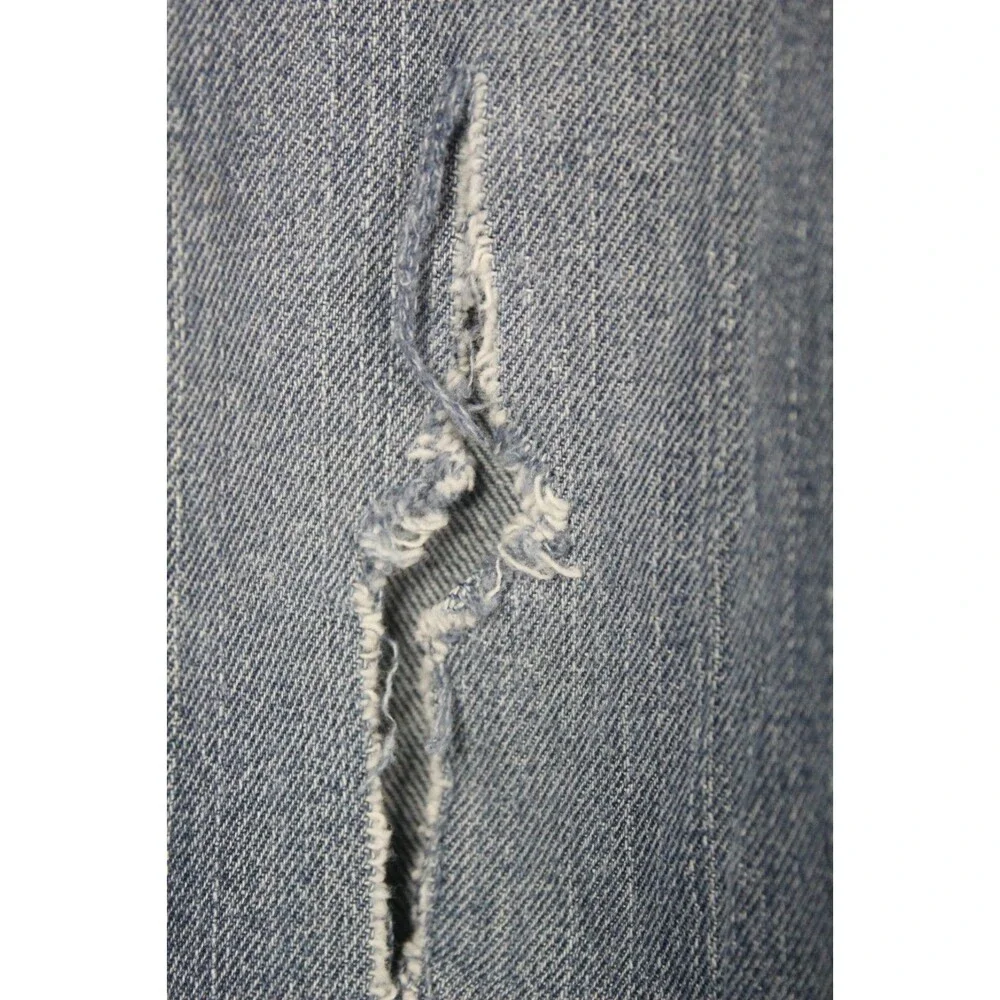 Children’s Place Boys Distressed Straight Jeans Size 12 Adjustable Waist Blue